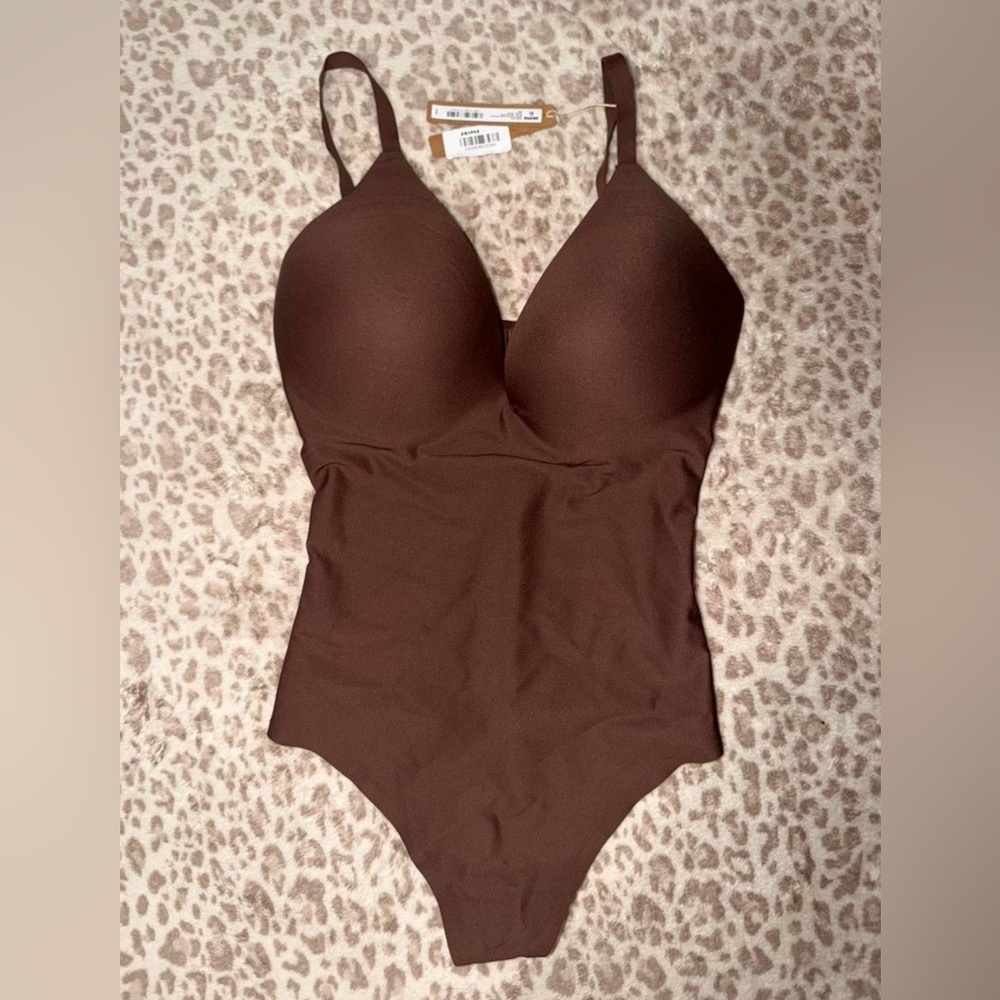 SKIMS Body Super Push Up Thong Bodysuit Large
